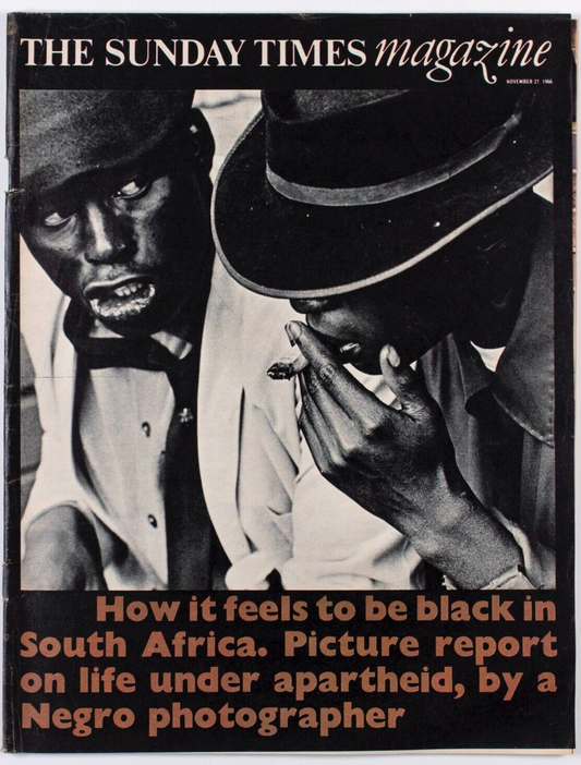 Ernest Cole SOUTH AFRICA Rolex ad SUNDAY TIMES magazine 1966 November ASTRODOME