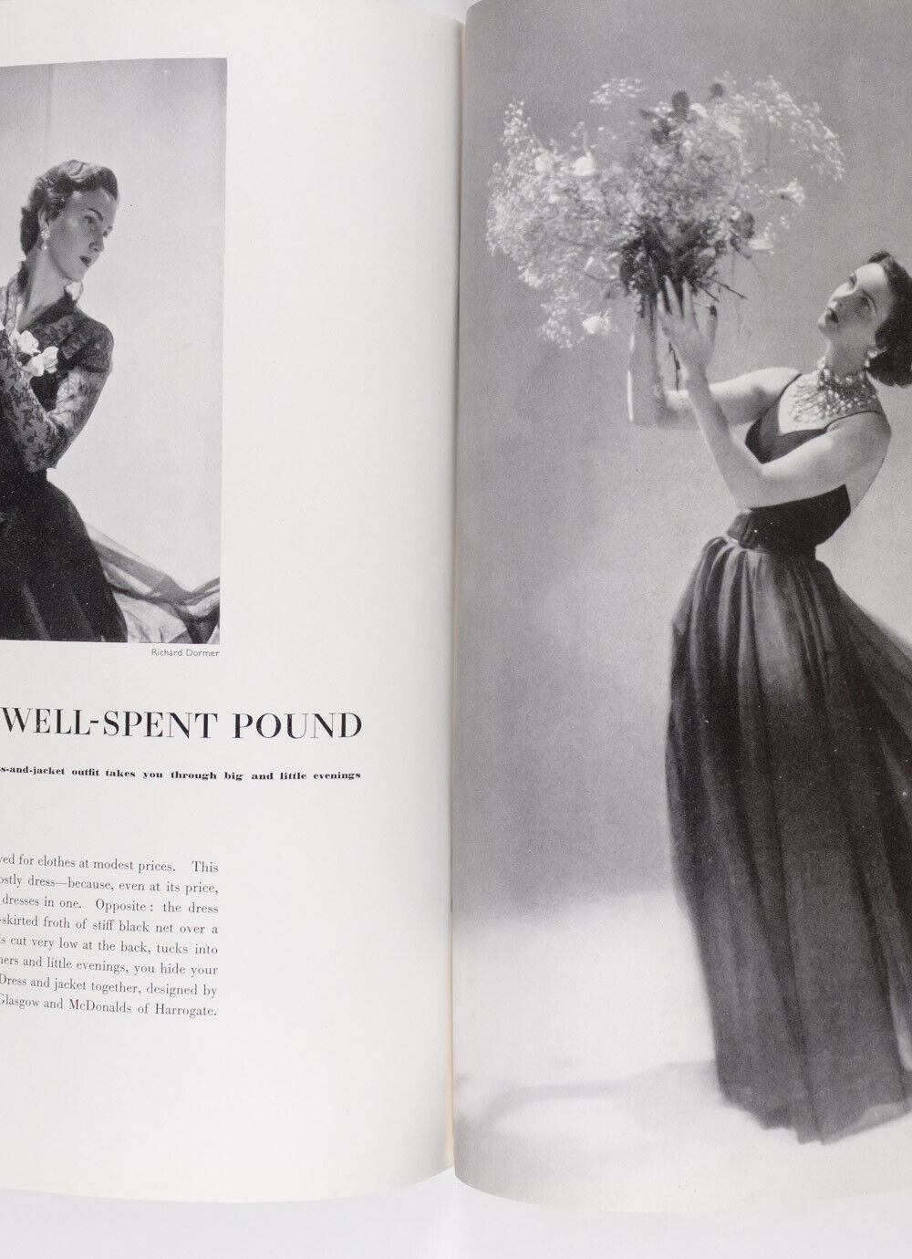 VIVIEN LEIGH Christian Dior Junon dress RICHARD AVEDON Harpers Bazaar 1949 Nov