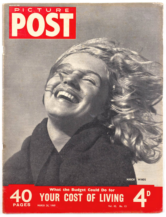 MARILYN MONROE Norma Jean PICTURE POST magazine 1969 Andre De Dienes MARCH WINDS