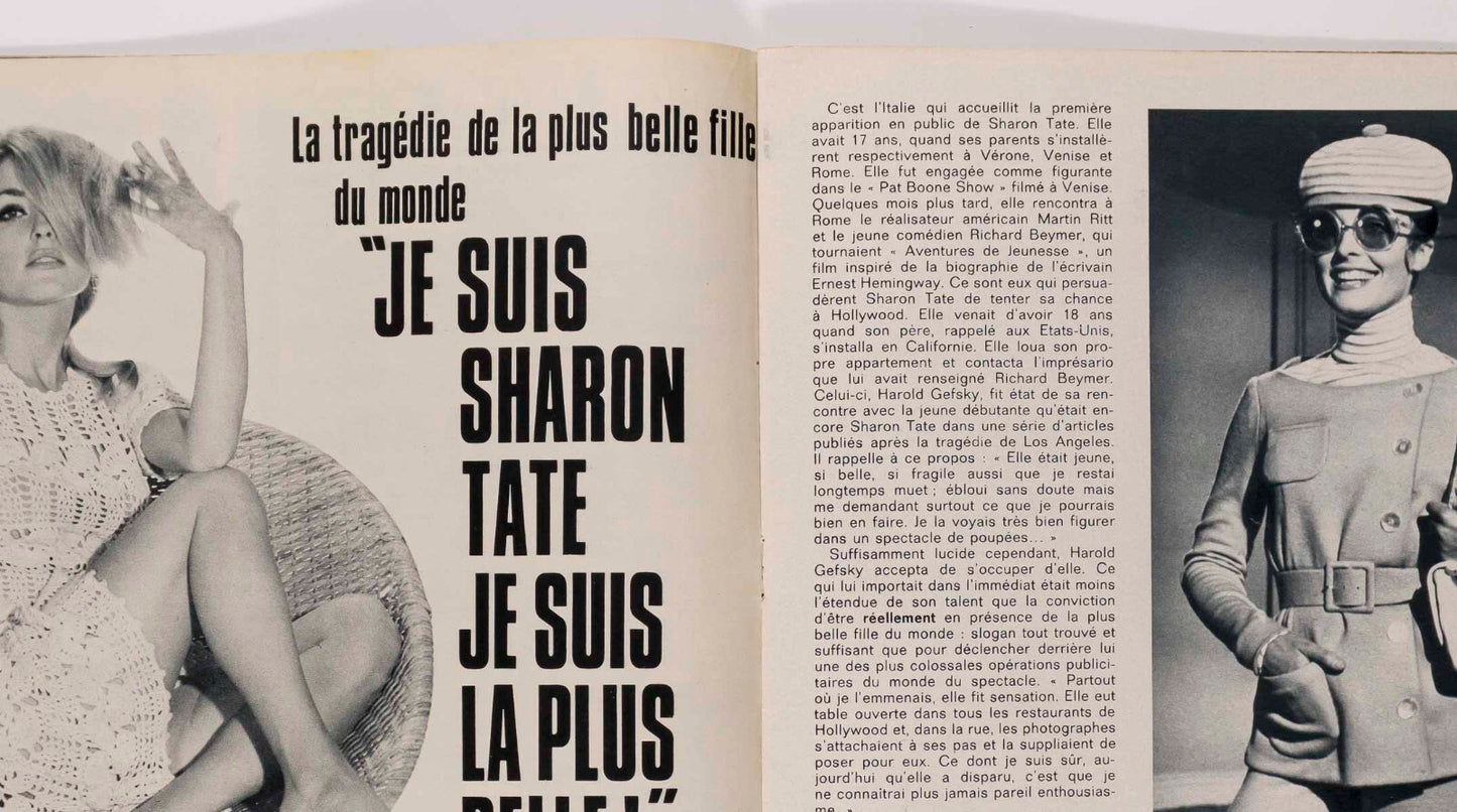 SHARON TATE Julie Andrews CLAUDIA CARDINALE Chanel CARY GRANT Cinemonde magazine