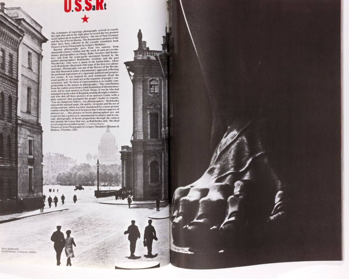 Rodchenko USSR John Piper JOANNA PACULA Terence Donovan CLIVE ARROWSMITH  Tatler