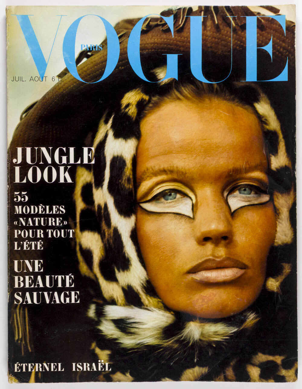 VERUSCHKA Africa RUBARTELLI Jeanloup Sieff COURREGES India PARIS VOGUE July 1968