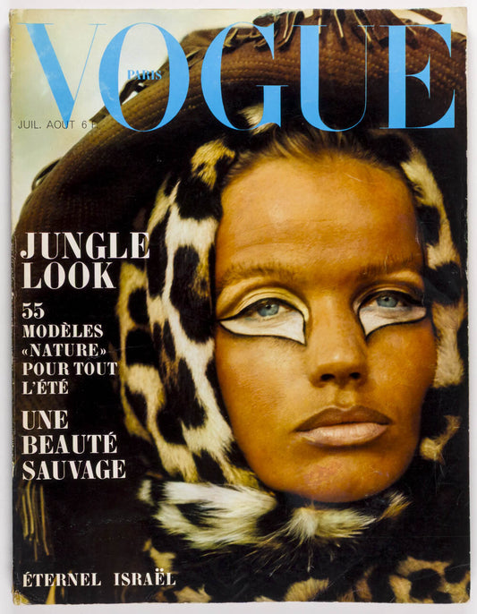 VERUSCHKA Africa RUBARTELLI Jeanloup Sieff COURREGES India PARIS VOGUE July 1968