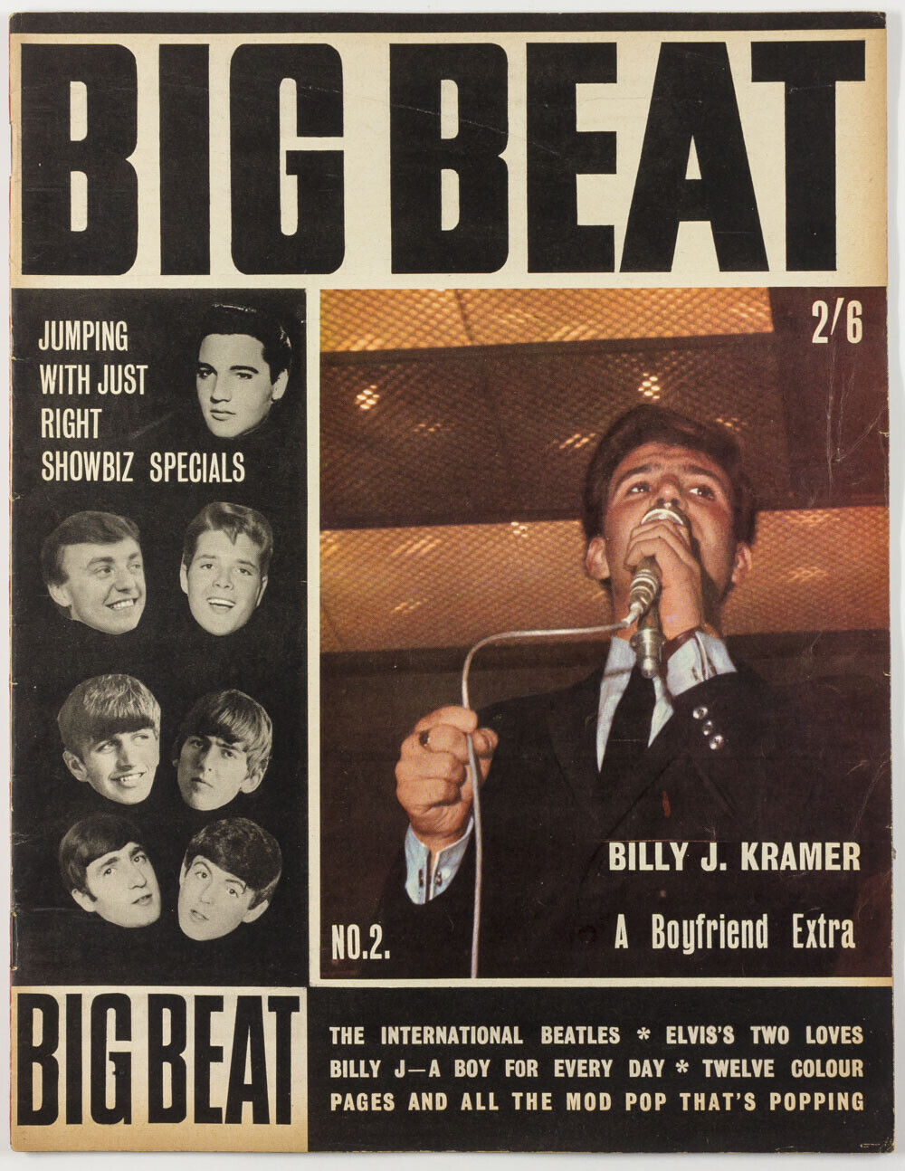 BILLY J.KRAMER The Beatles ELVIS Rolling Stones HEINZ Dakotas Big Beat magazine