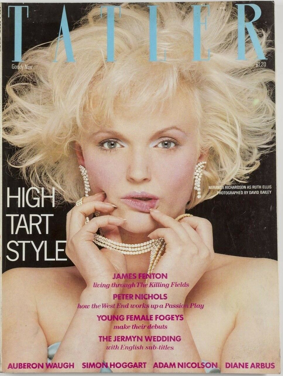 Miranda Richardson DIANE ARBUS Richard Branson VICTORIA LOCKWOOD Tatler magazine