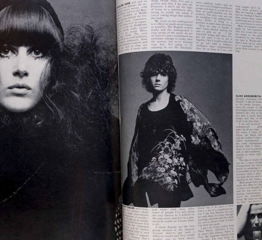 Caroline Coon MICK FARREN Paul Jones HELMUT NEWTON Queen magazine 1969 February