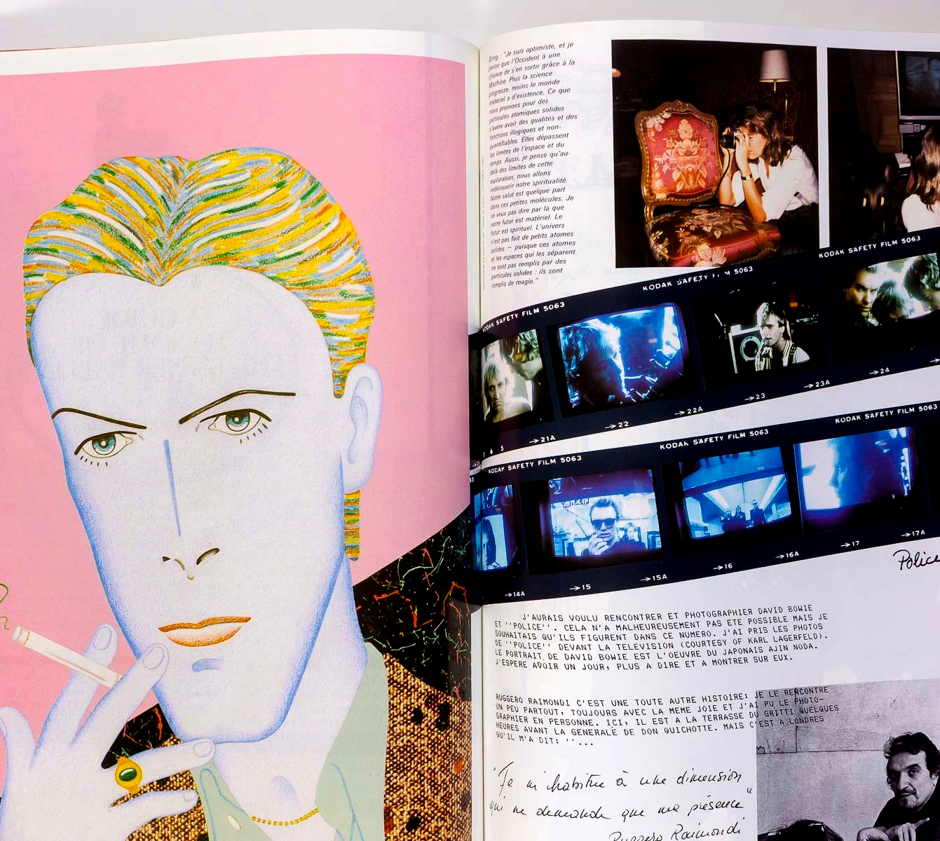 Princess Caroline WARHOL Vreeland NEWTON Bourdin PARIS VOGUE December 1983 Gruau