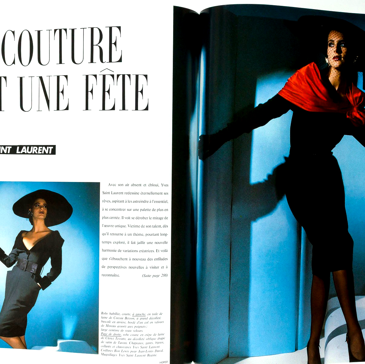 Princess Stephanie HELMUT NEWTON Guy Bourdin SOFIA COPPOLA  Vogue September 1986