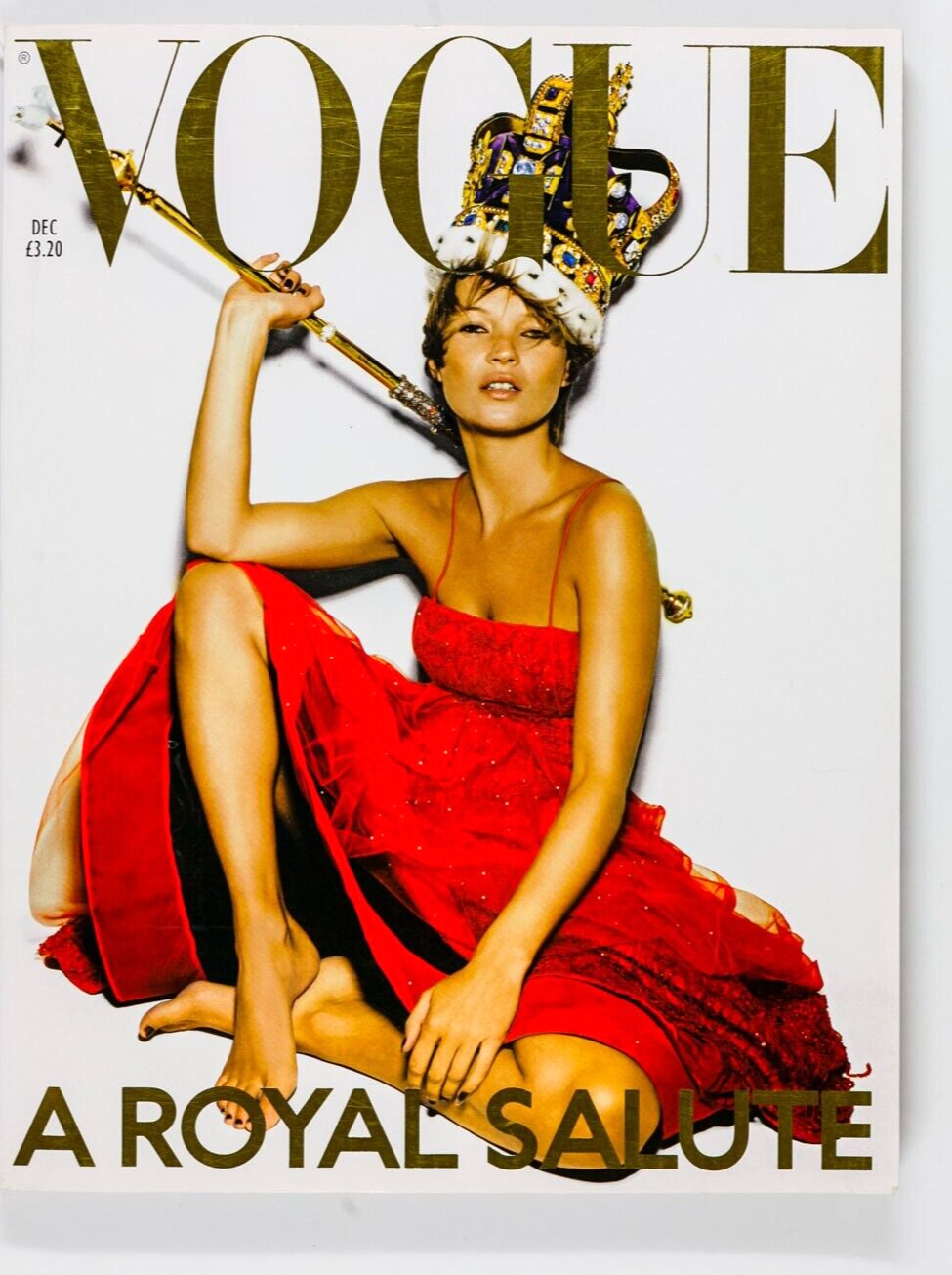 KATE MOSS Royal Salute VOGUE MAGAZINE UK December 2001 Nick Knight PAOLO ROVERSI