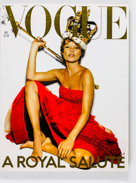KATE MOSS Royal Salute VOGUE MAGAZINE UK December 2001 Nick Knight PAOLO ROVERSI