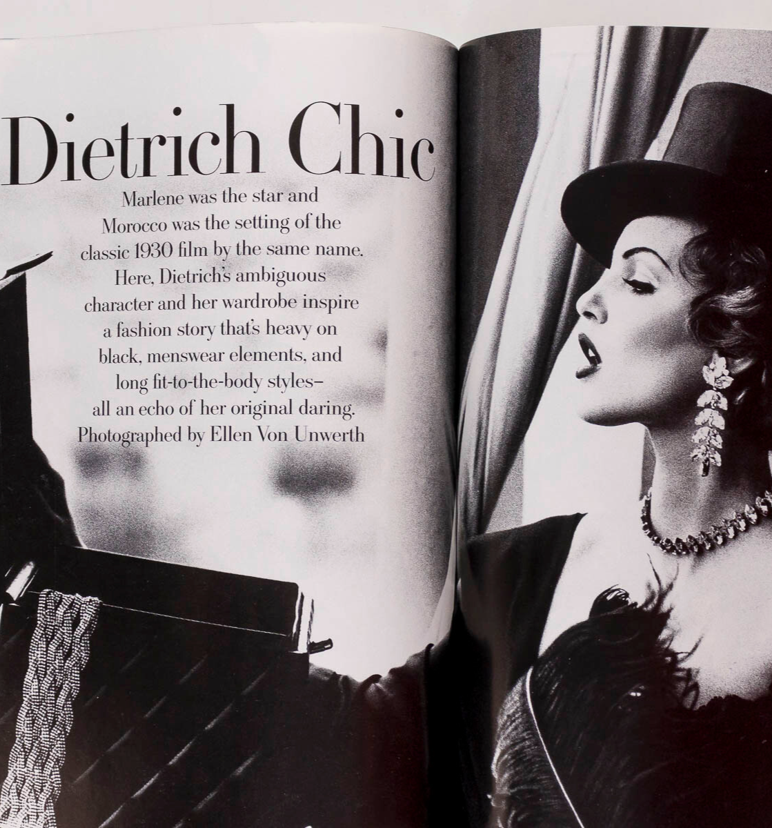Claudia Schiffer CHRISTY Helmut Newton McMENAMY Vogue September 1992 Naomi
