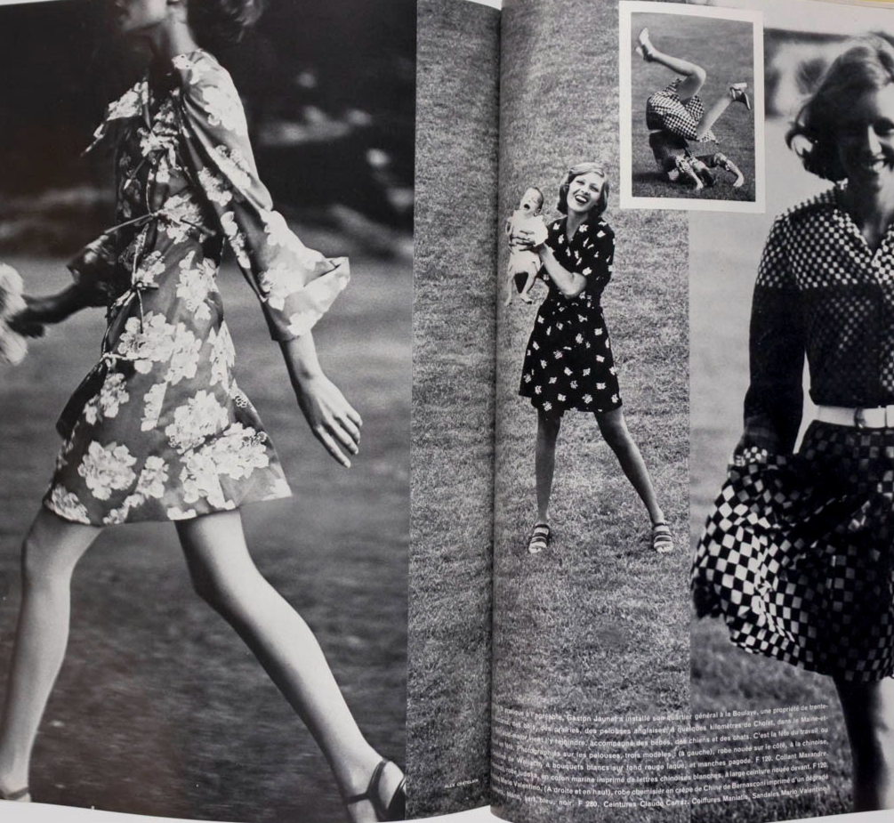 Catherine Deneuve GUY BOURDIN Helmut Newton PARIS VOGUE November 1972 Birkin VTG