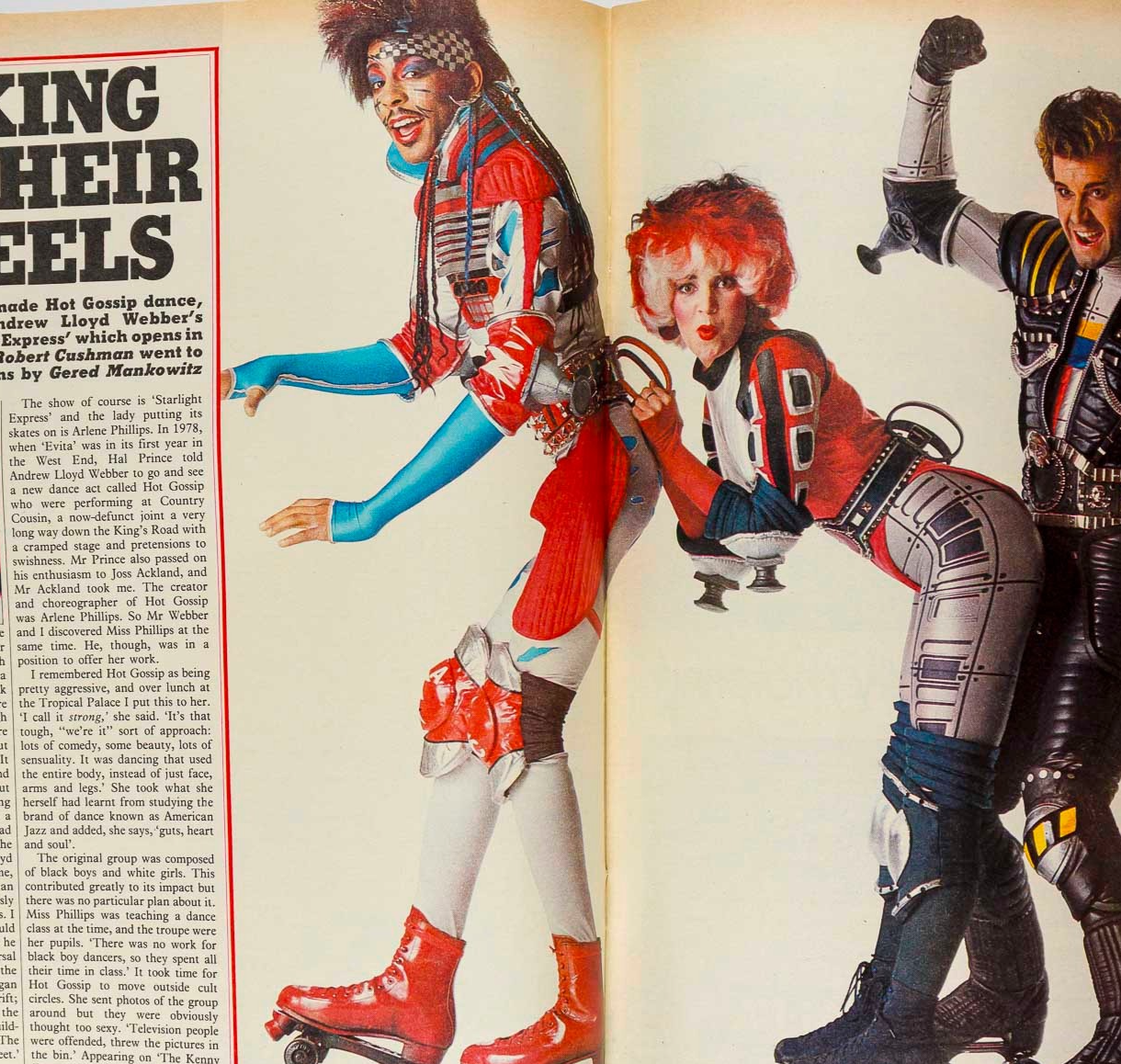 STARLIGHT EXPRESS Arlene Phillips AL ROWSE George Bernard Shaw OBSERVER magazine