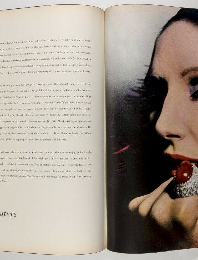 Dorothy McGowan ELIZABETH TAYLOR Richard Avedon SAUL LEITER Halston HARPERS 1964