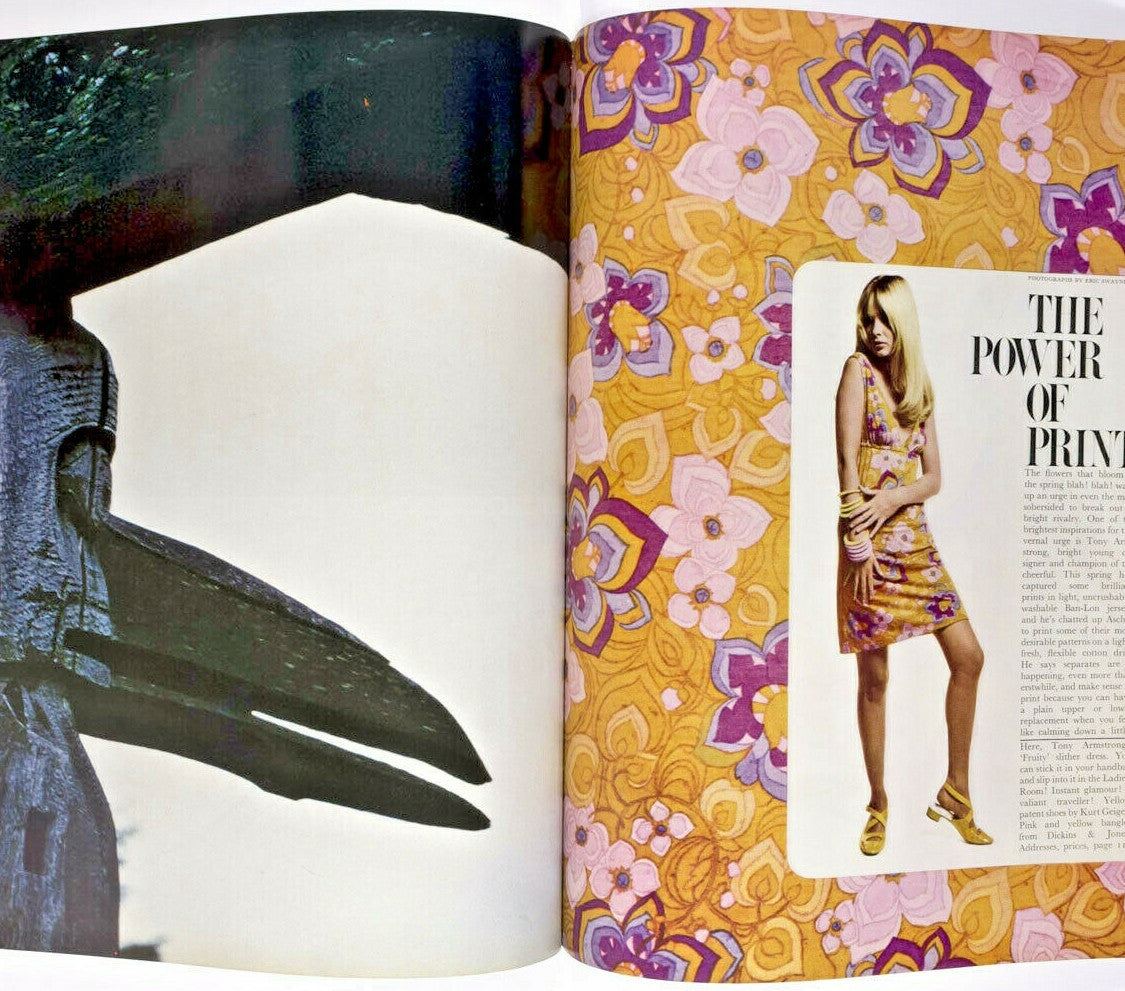BRITT EKLAND Sellers PEGGY MOFFIT Queen magazine March 1966 Vancouver PETER COOK
