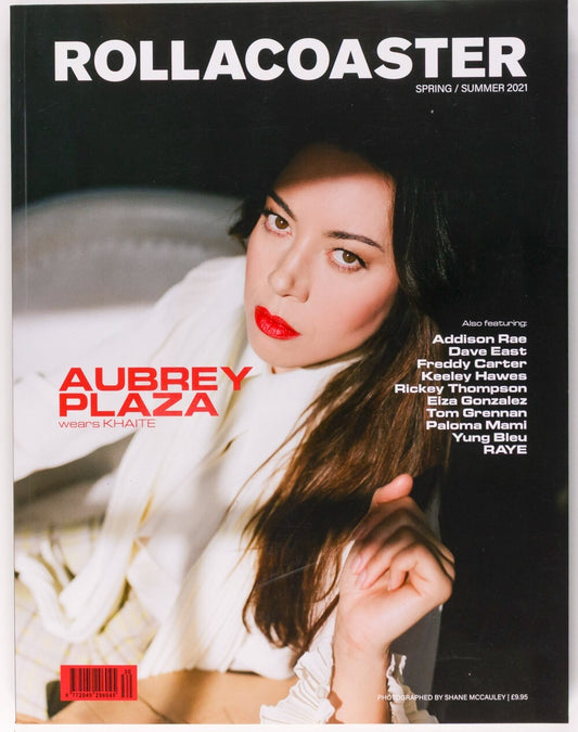 Aubrey Plaza KEELEY HAWES Addison Rae TOM GRENNAN Rollacoaster magazine 2021 UK