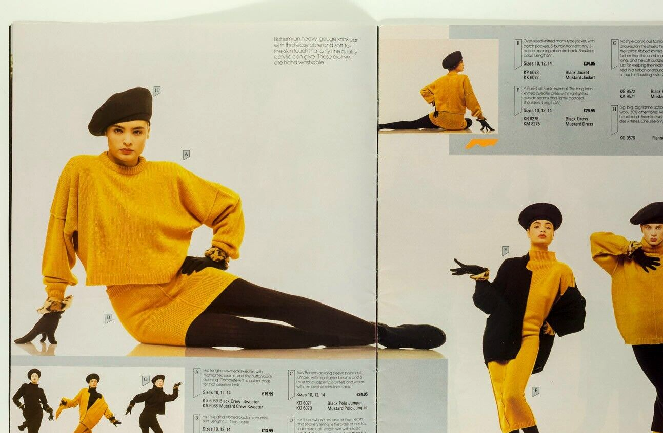 KRISTEN MCMENAMY Talisa Soto LYNNE KOESTER ByMail WAREHOUSE catalog LOOKBOOK vtg