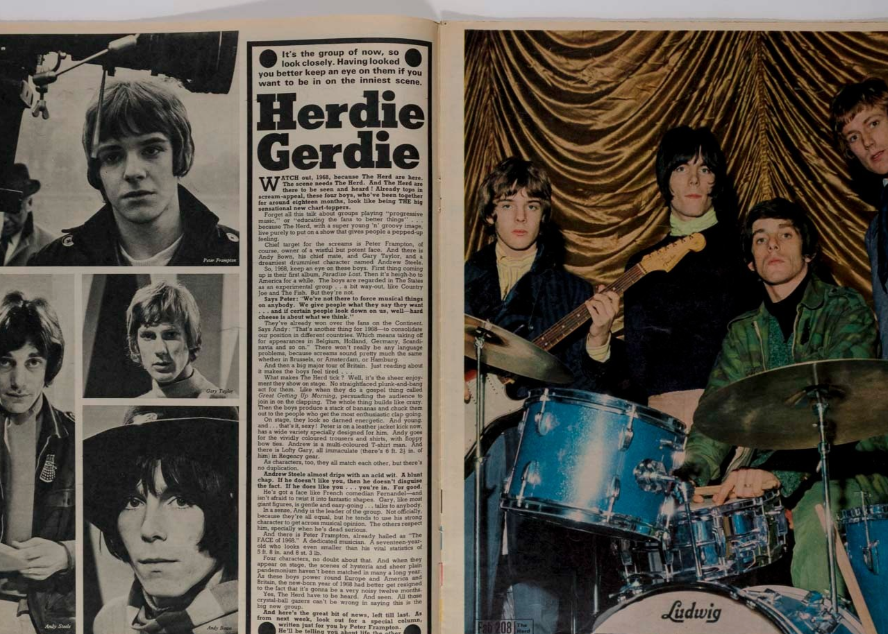 Amen Corner THE MOVE Bee Gees FABULOUS 208 February 6 1973 Lulu MONKEES Herd 60s