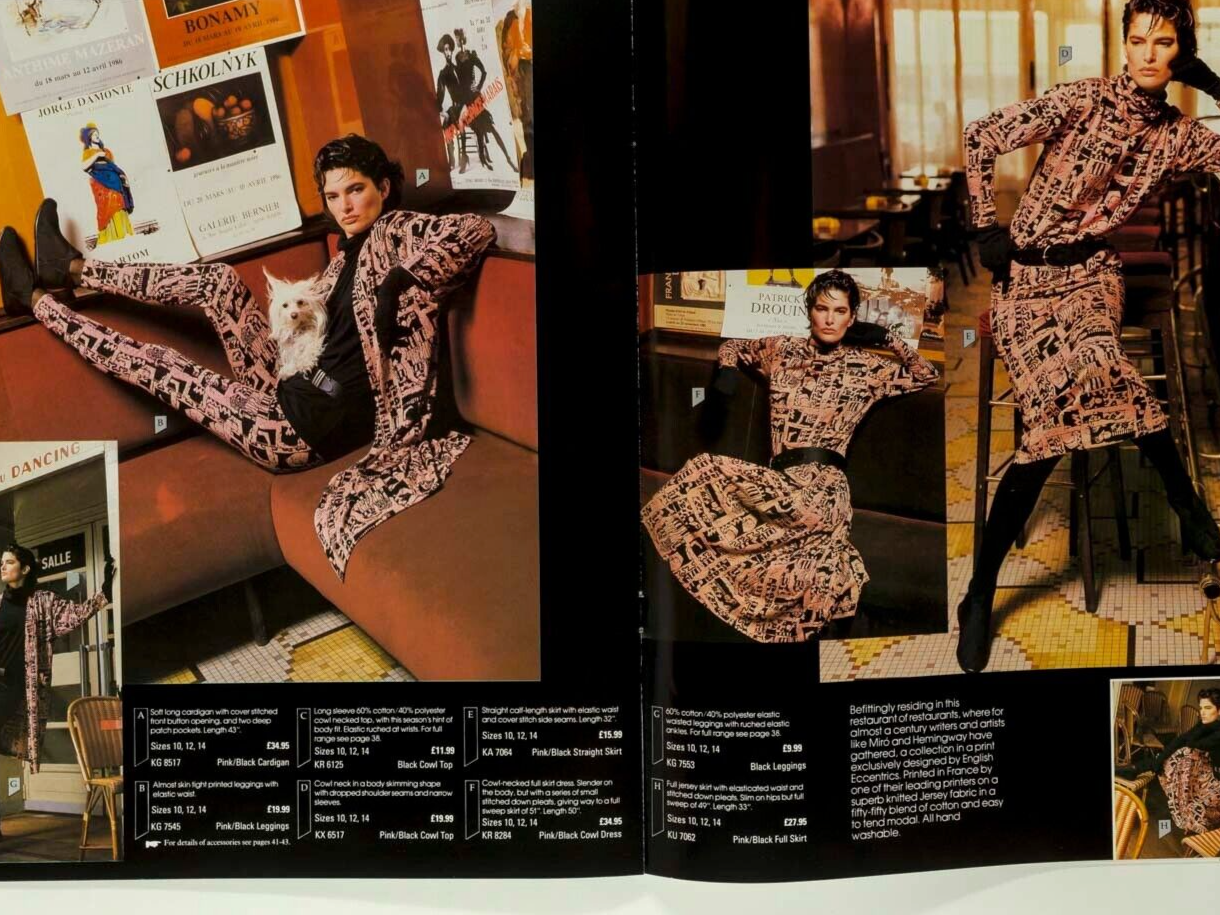 KRISTEN MCMENAMY Talisa Soto LYNNE KOESTER ByMail WAREHOUSE catalog LOOKBOOK vtg