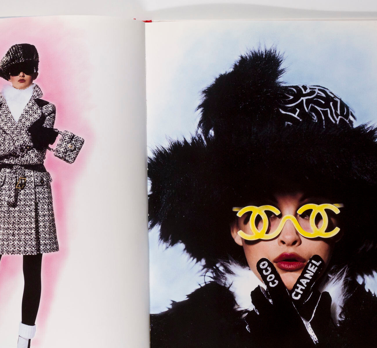 Trish Goff & Brandi Quinones KARL LAGERFELD vtg SKIWEAR Eyewear  CHANEL lookbook