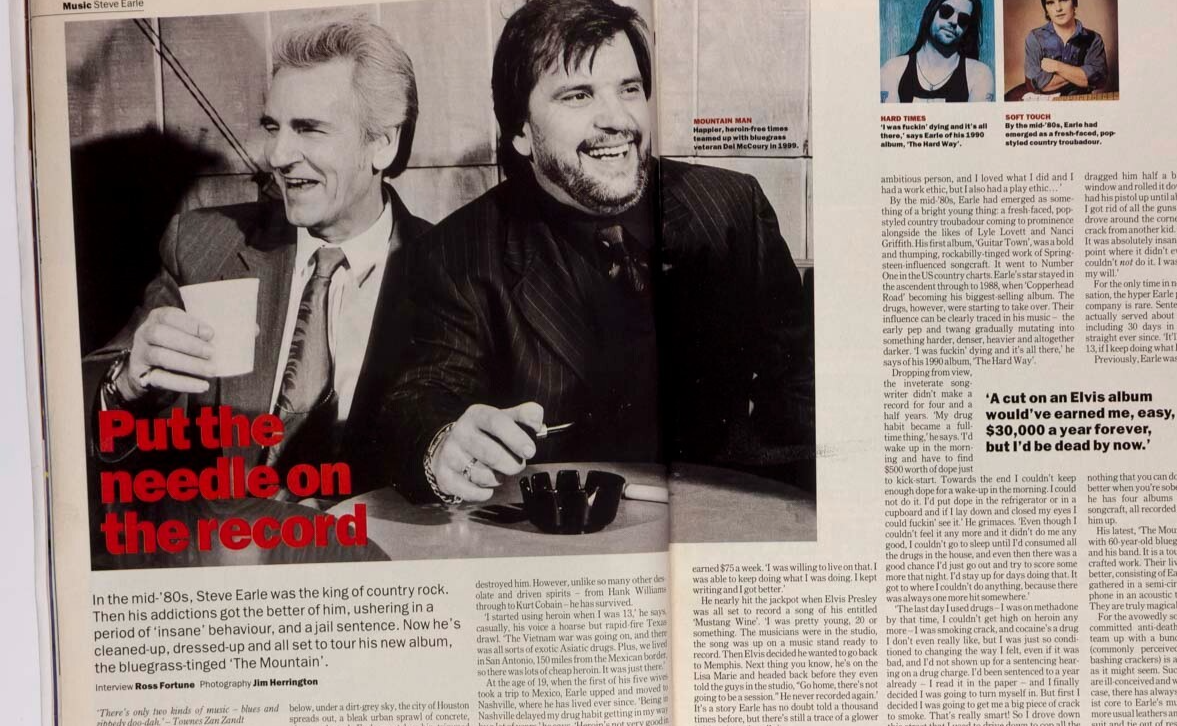 Hugh Grant STEVE EARLE Neil Pearson FA Notting Hill  TIME OUT magazine May 1999