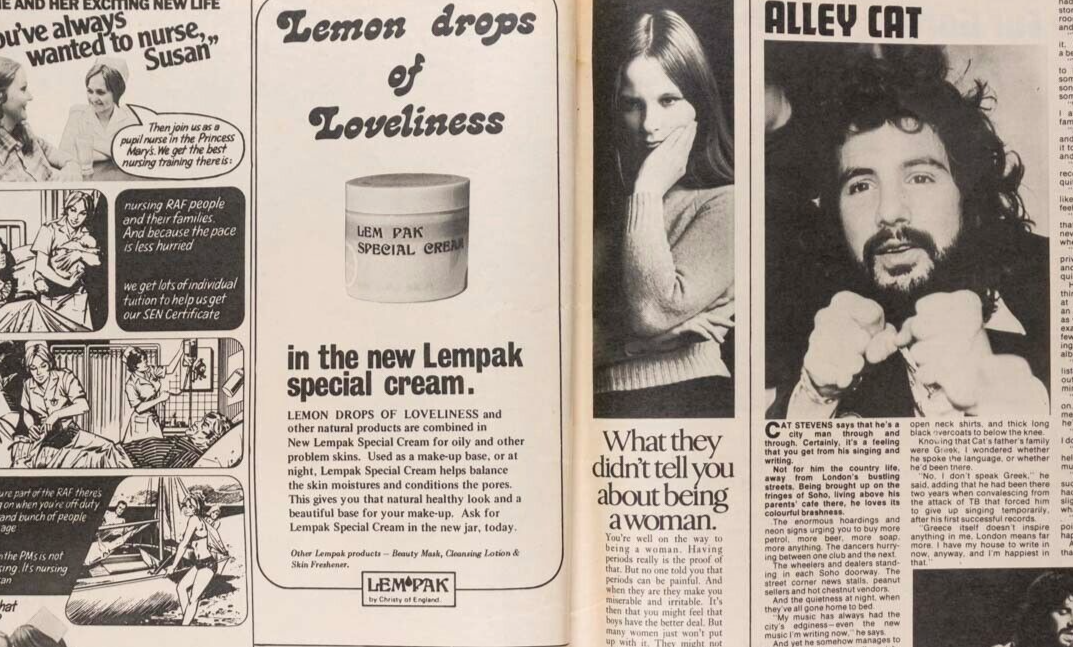 Marc Bolan BOWIE Simon Turner CAT STEVENS Sweet ELTON Jackie magazine 5 May 1973