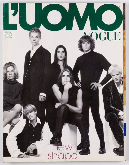 MARCUS SCHENKENBERG Tom Cruise RUPERT EVERETT Bruce Weber SUEDE vtg L'UOMO VOGUE