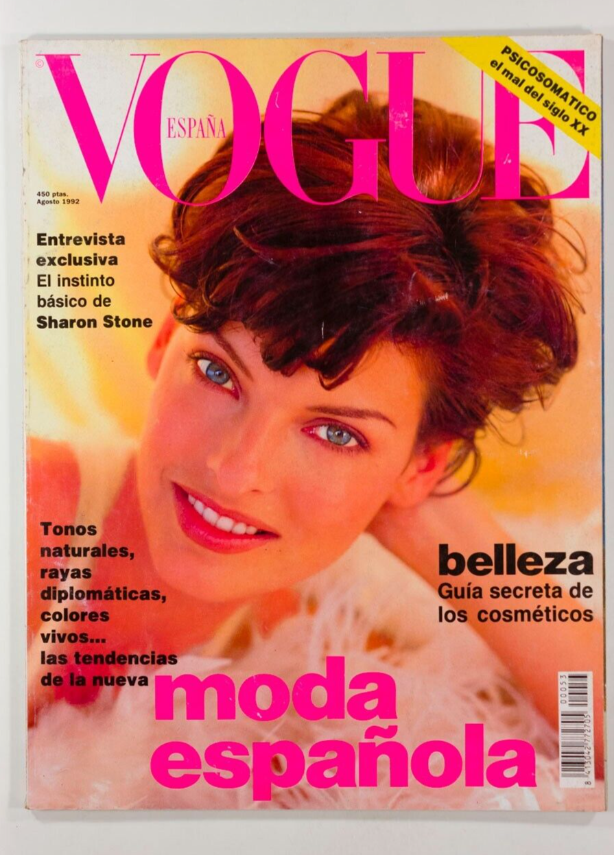 Linda Evangelista SHARON STONE Carla Bruni CARMEN POSADAS Aly Dunne VOGUE ESPANA