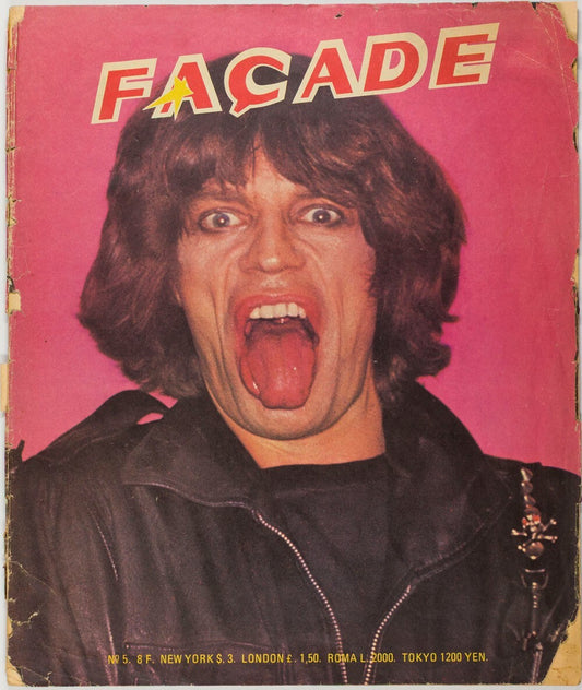 Mick Jagger SAYOKO Guy Bourdin FACADE magazine 5 1978 Charles Bukowski IGGY POP