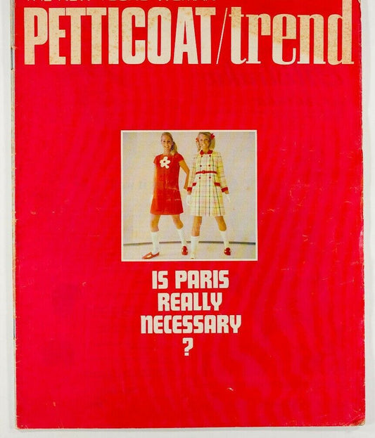 COURREGES Patou DIOR Sidney Poitier PETTICOAT magazine IS PARIS REALLY NECESSARY