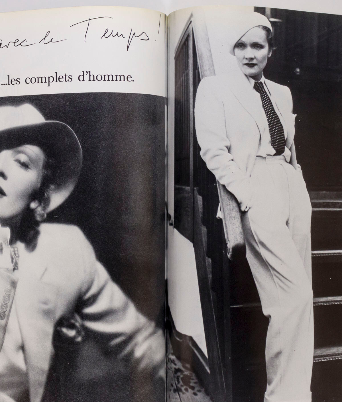 PARIS VOGUE par by MARLENE DIETRICH Helmut Newton GUY BOURDIN magazine 1974 Xmas