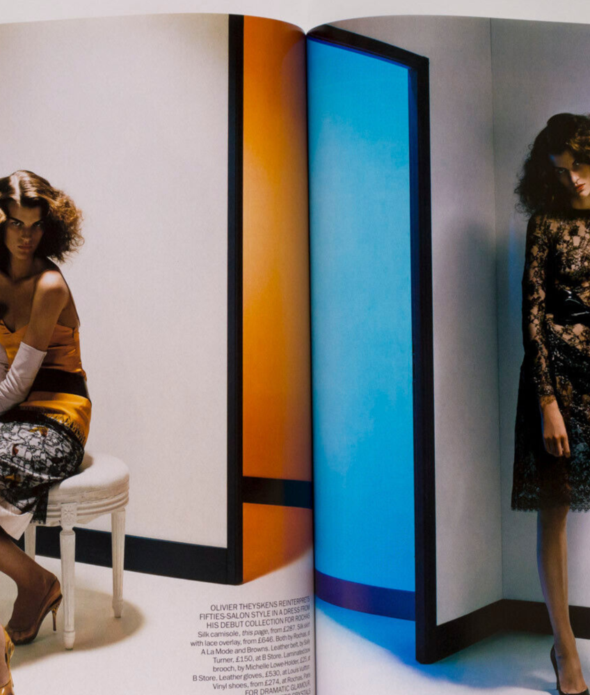 Sarah Jessica Parker HILARY RHODA Vogue magazine 2003 October SATC Diana Dondoe