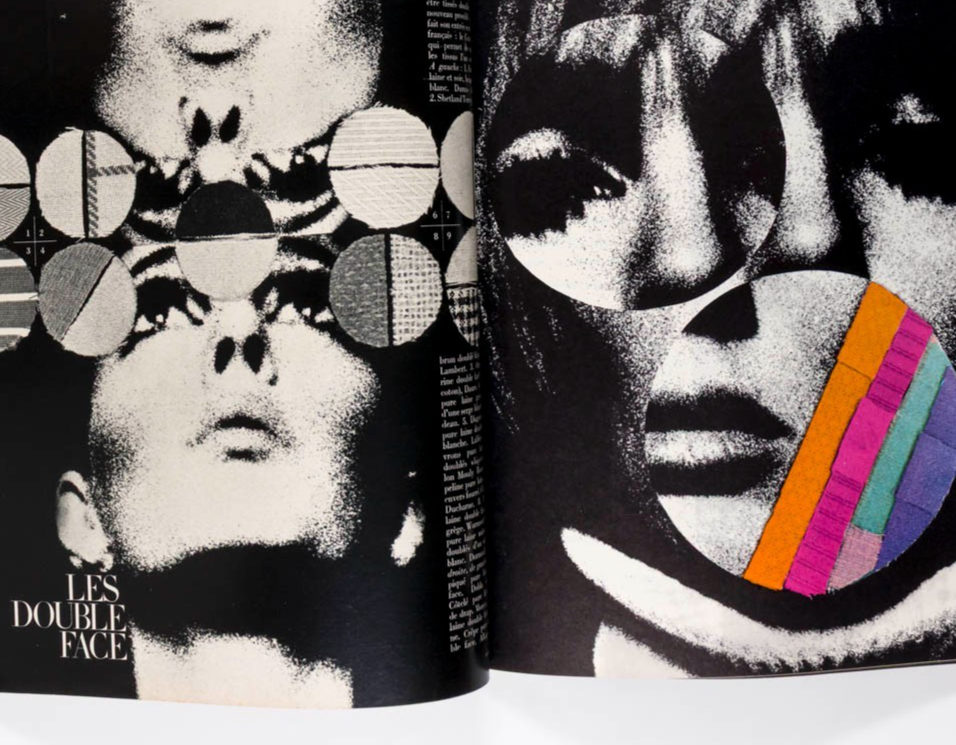 NICOLE DE LAMARGE Guy Bourdin TOM WOLSEY Paris Vogue February 1966 60th birthday