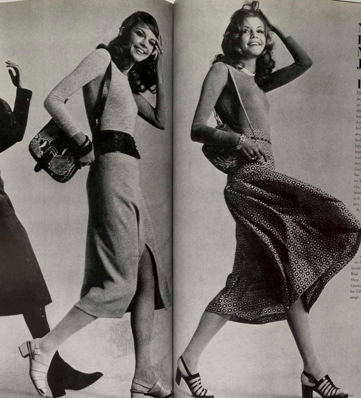 TALITHA GETTY Guy Bourdin JEANLOUP SIEFF Beauty PARIS VOGUE magazine April 1970