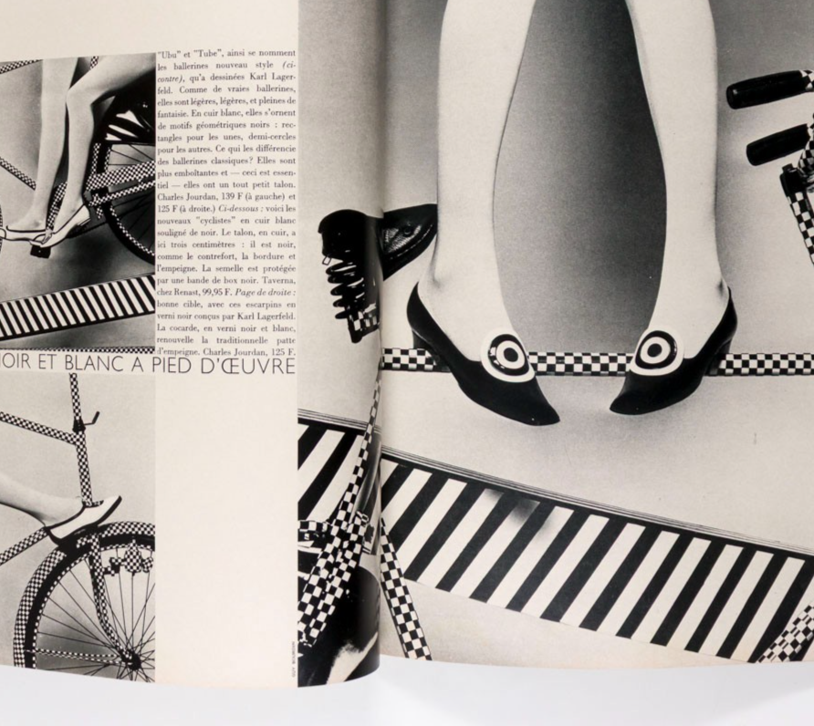 NICOLE DE LAMARGE Guy Bourdin TOM WOLSEY Paris Vogue February 1966 60th birthday