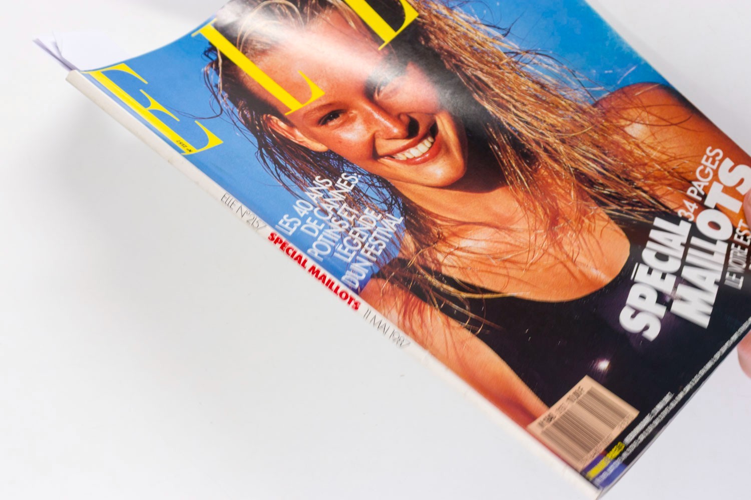 ESTELLE LEFEBURE Carla Bruni TALISA SOTO Elle magazine 11 May 1987 Greta Scacchi