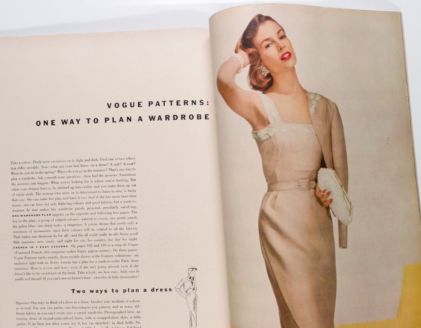 IRVING PENN Jean Patchett RENE BOUET-WILLAUMEZ Vogue February 1951 US Giacometti