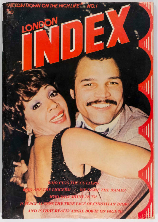 Shirley Bassey JOHN CONTEH Angie Bowie SARAH BRIGHTMAN Index magazine # 1 LUTENS
