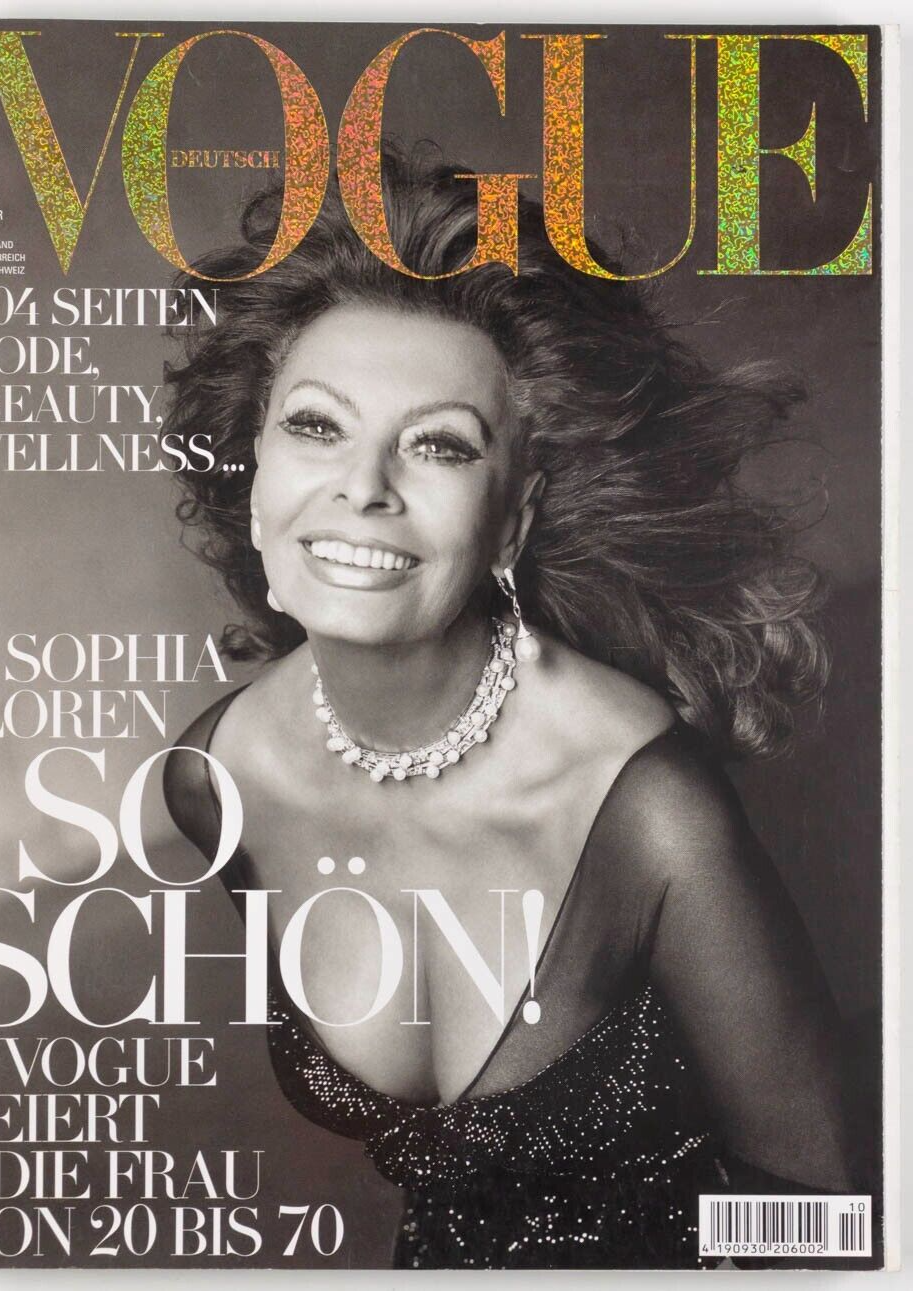 Sophia Loren LINDA EVANGELISTA Natalia Vodianova CLAUDIA SCHIFFER Avedon VOGUE