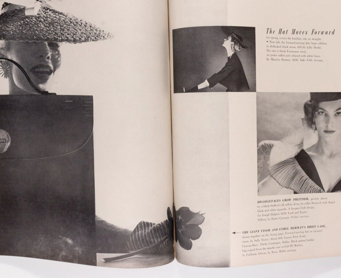 Sunny Harnett SALVADOR DALI Richard Avedon BALENCIAGA Paris Collections HARPER'S