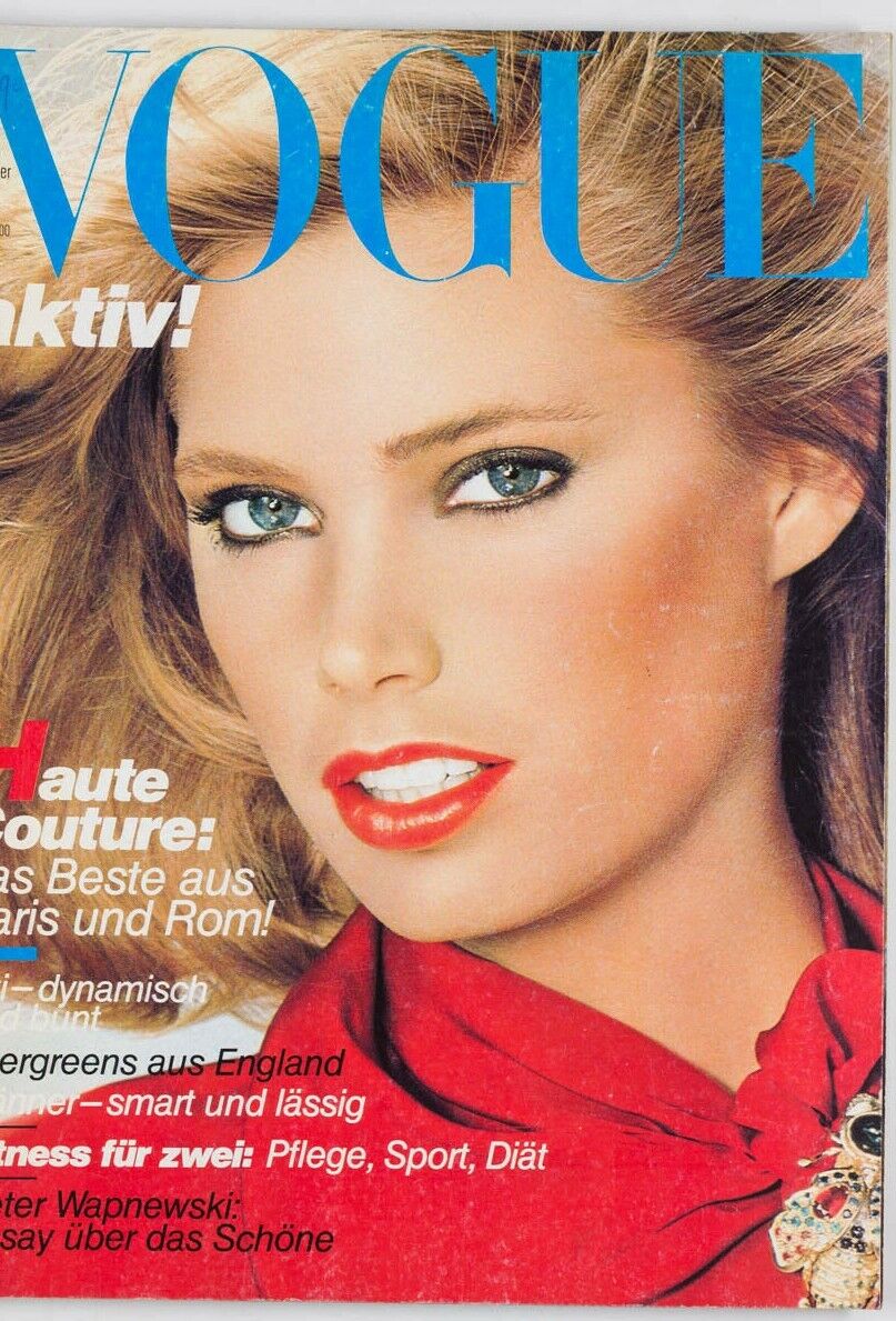 Kelly Emberg GIA CARANGI Andie MacDowell  JENNIFER O'NEILL vtg GERMAN VOGUE 1979