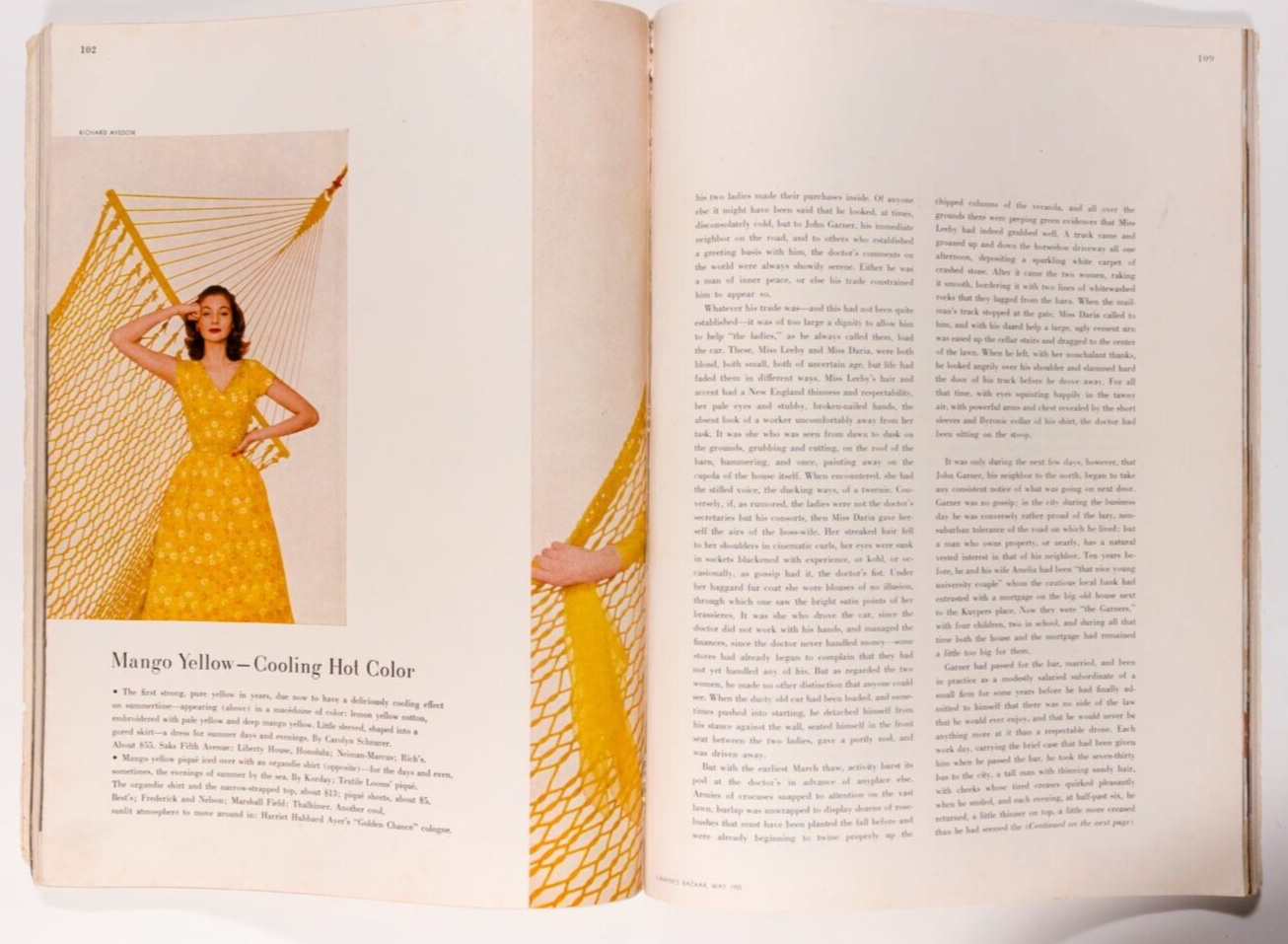 RICHARD AVEDON Suzy Parker LOUISE DAHL-WOLFE Harper's Bazaar 1955 May OLDSMOBILE