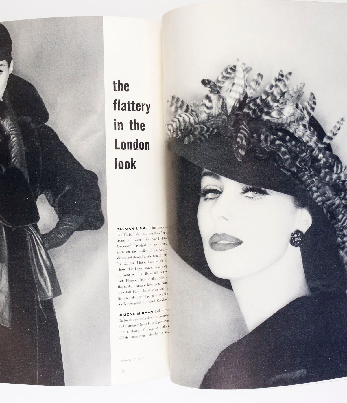 Jean Shrimpton INTERNATIONAL FASHION FOLIO Dior VTG Autumn 1961 Harper's Bazaar