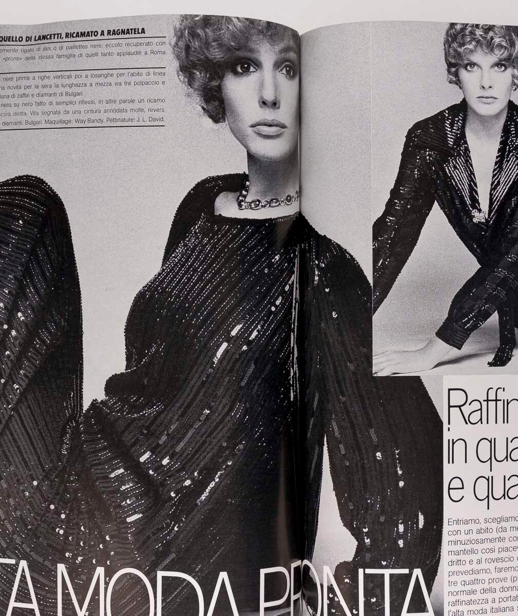 RENE RUSSO Knitwear PRET-A-PORTER Autumn Winter VOGUE ITALIA September 1974 vtg
