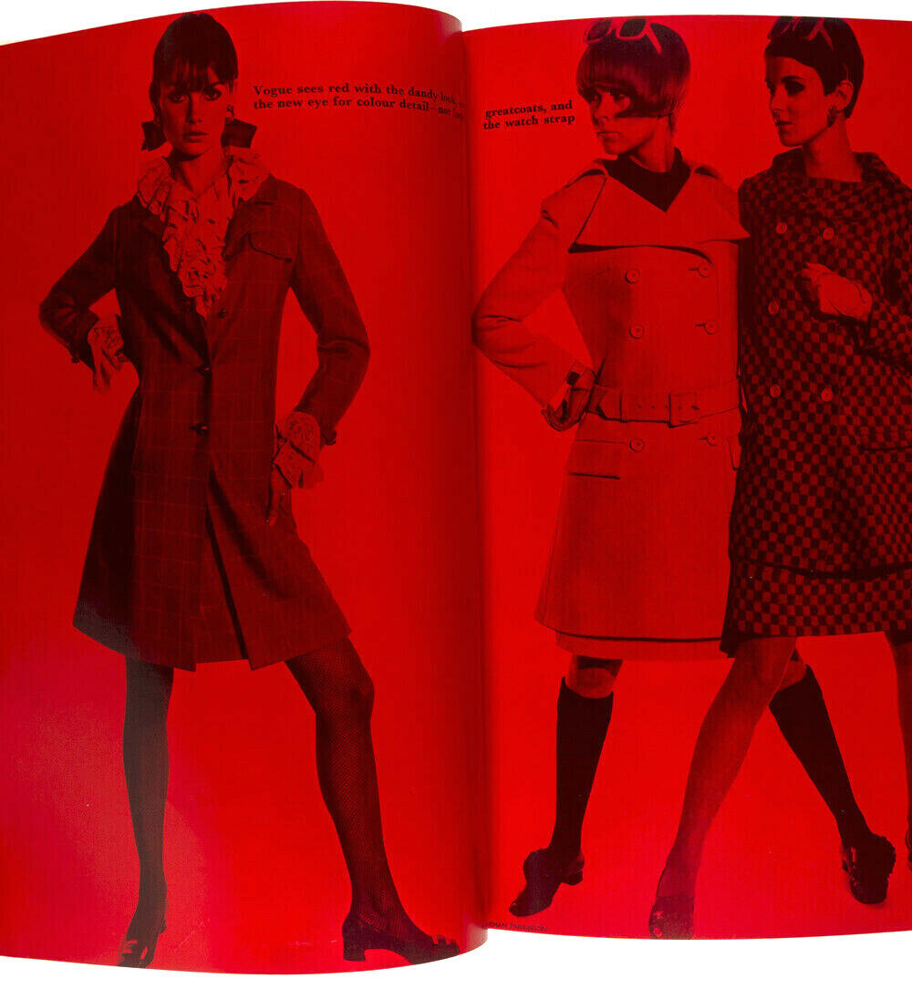 JEAN SHRIMPTON Donyale Luna PEGGY MOFFITT Jill Kennington PATTIE BOYD  Red Vogue
