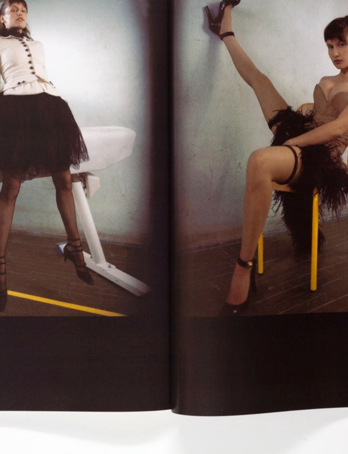 Natalia Vodianova WERNER SCHREYER Laetitia Casta PARIS VOGUE April 2003 Tom Ford