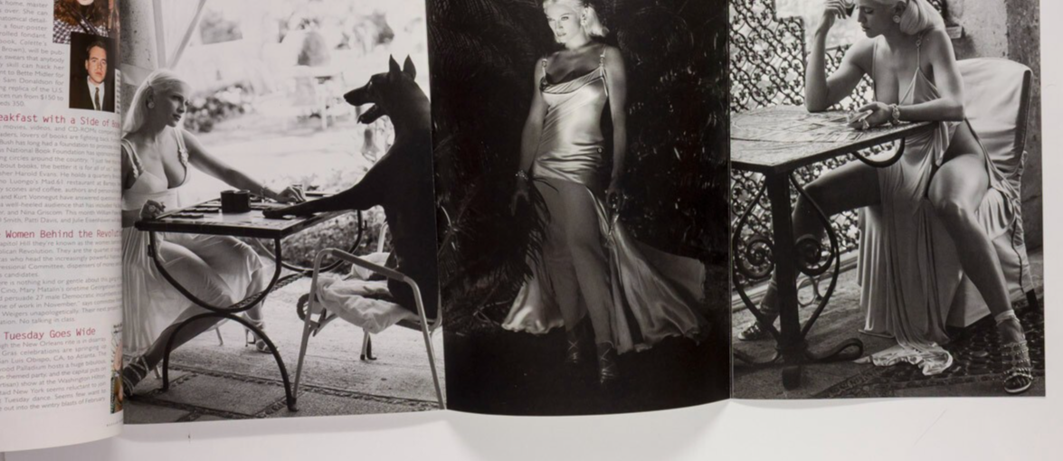Shalom Harlow MADONNA VERSACE Parker Posey HARPER'S February 1995 Amber Valletta