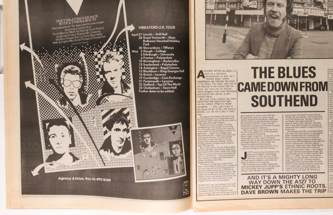 Nico SEX PISTOLS Reggae SOUNDS magazine April 1978 Sham 69 XRAY SPEX Stranglers