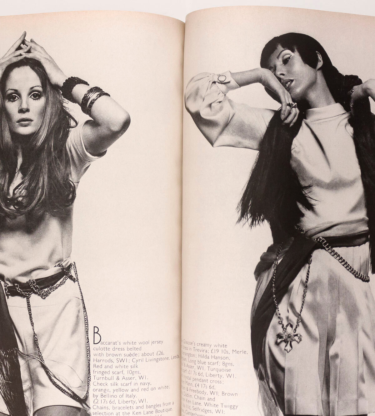 SARAH MOON HARRI PECCINOTTI Peter Blake SUE LLOYD Harper's Bazaar May 1969
