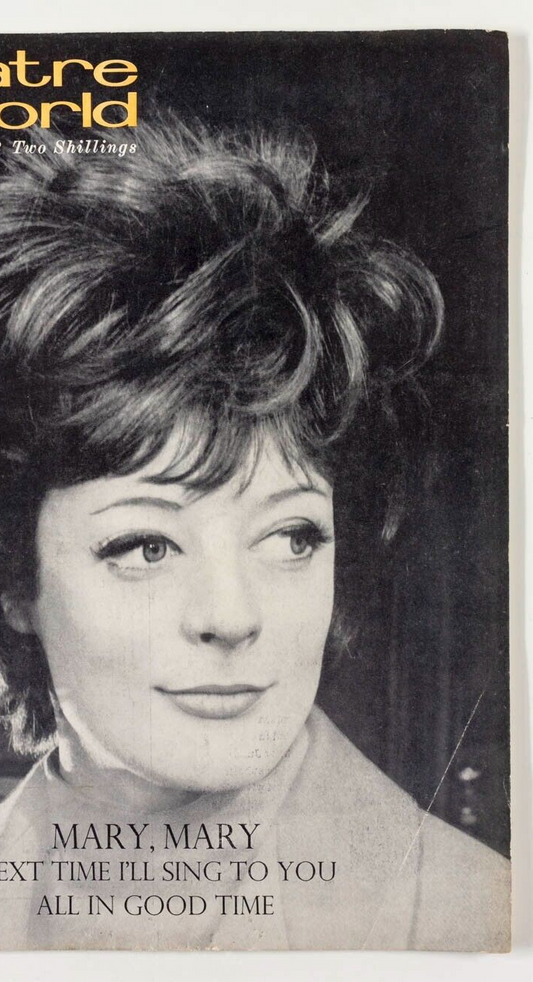 Maggie Smith ANGUS McBEAN Richard O'Sullivan & HARRIS Theatre World magazine UK
